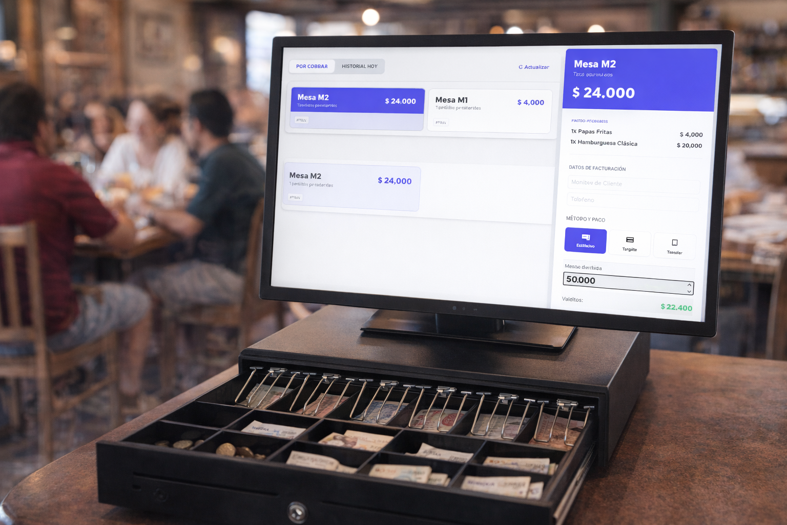 Panel de Caja - Gestro POS